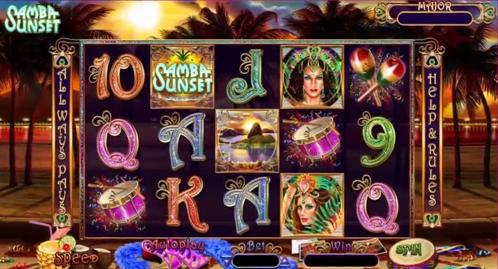 Dance to the Rhythm of Riches in Samba Sunset Slot 2