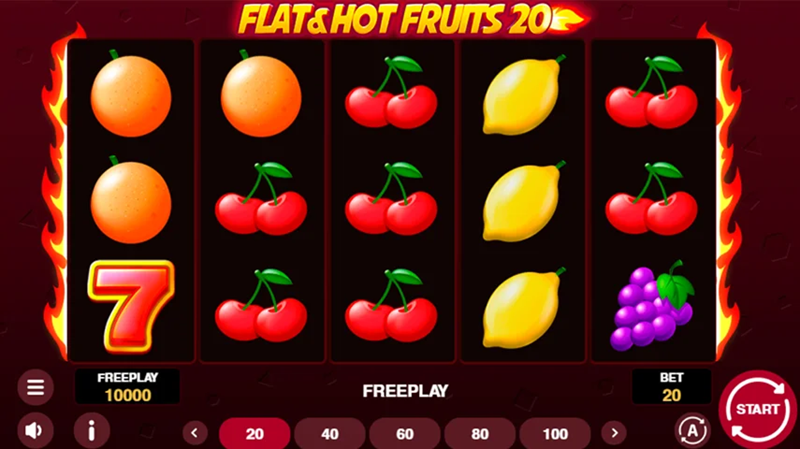 Flat Hot Fruits 20