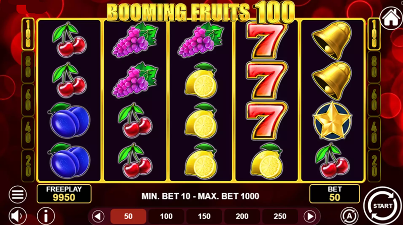 Booming Fruits 100