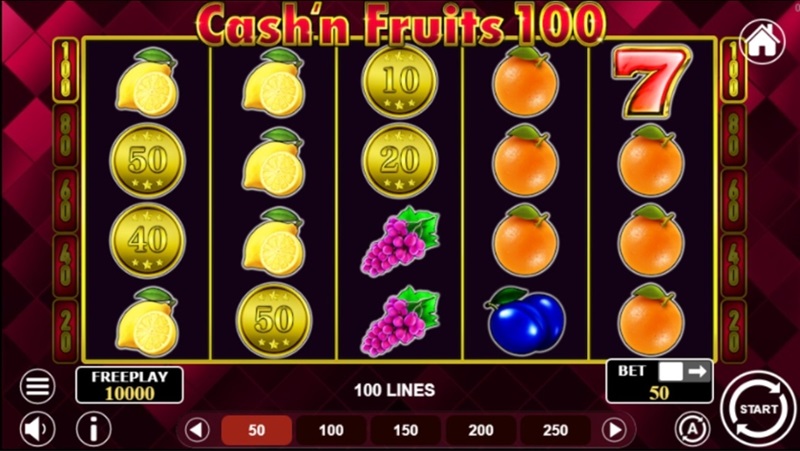 Cash N Fruits 100 Hold Win