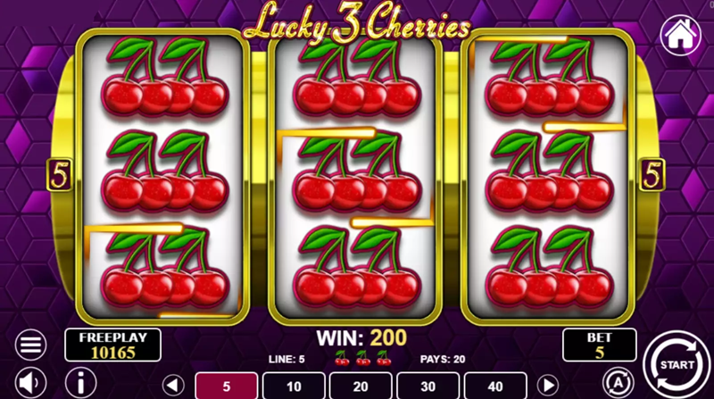 Lucky 3 Cherries